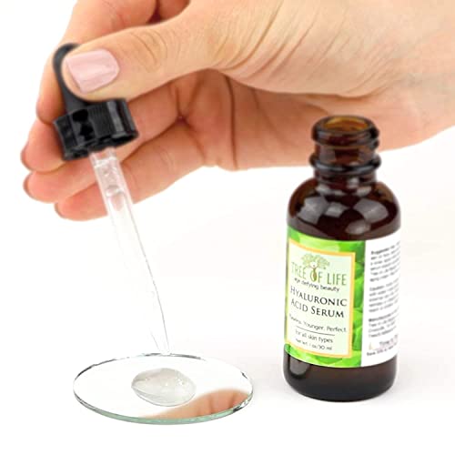 Texture closeup of Tree of Life Beauty serum, silky and quick-absorbing