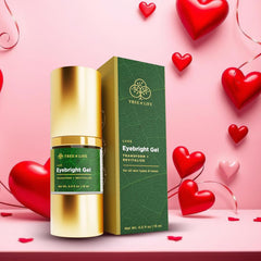 Tree of Life Beauty Luxe Eyebright Gel under-eye application showing hydrated look