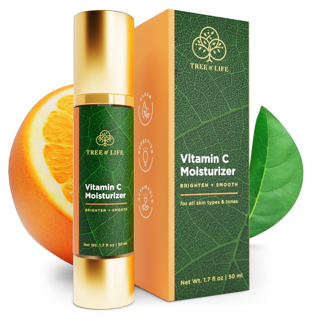 Tree of Life Beauty Moisturizer bottle-front for daily hydration and brightening