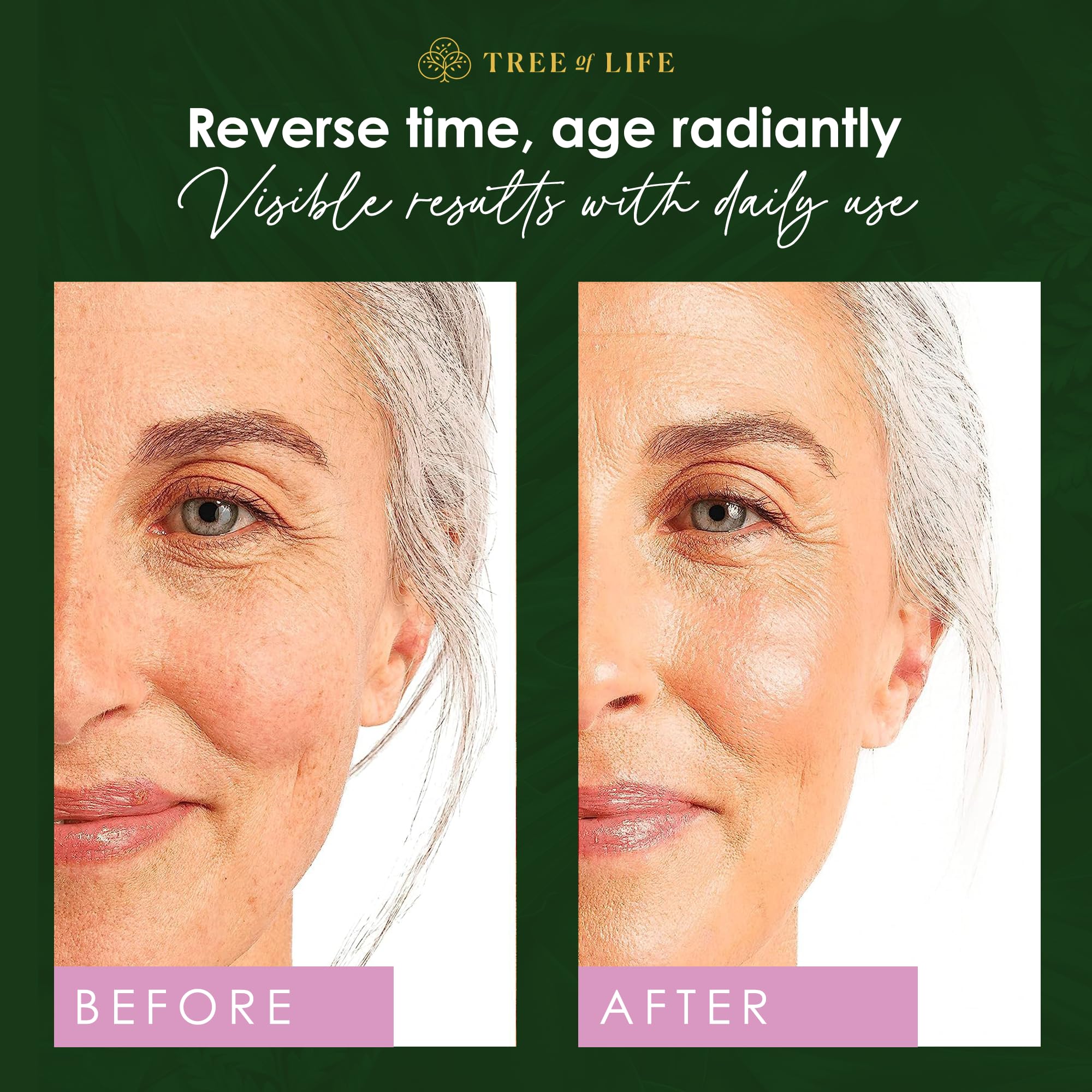 Tree of Life Beauty with hyaluronic acid for hydration