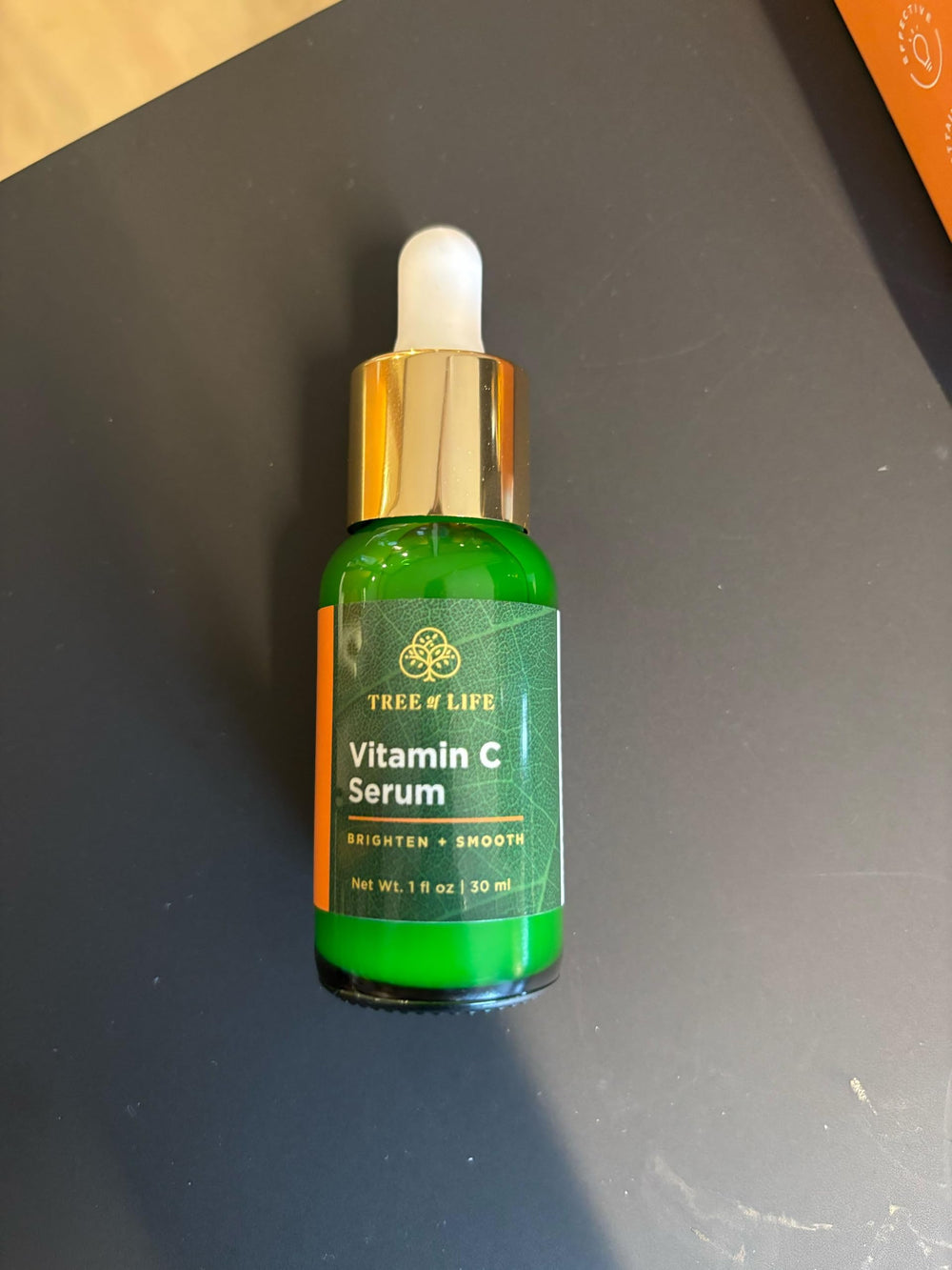 Tree of Life Beauty Vitamin C Set label closeup highlights ingredients and branding.