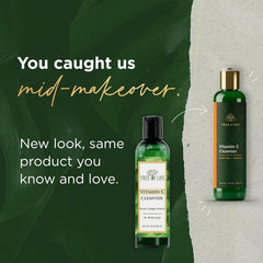 Tree of Life Beauty Vitamin C Toner bottle application supports oil control and residue removal.