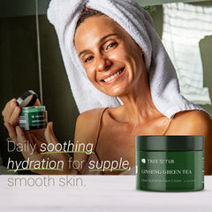 Tree to Tub Hydrating Face Moisturizer application scene demonstrates quick absorption on clean skin