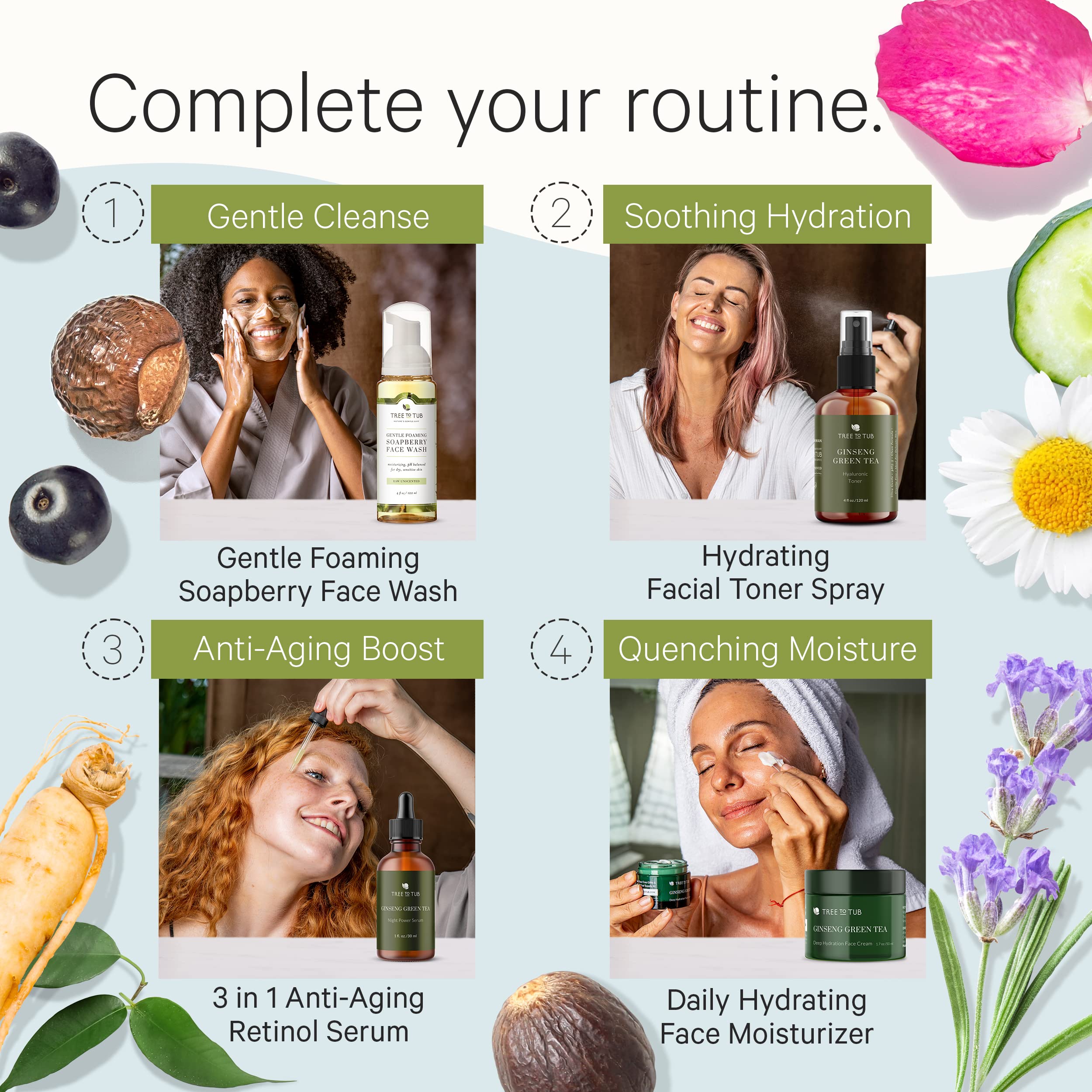 Tree to Tub Hydrating Face Moisturizer packaging displays eco-friendly design and accessibility