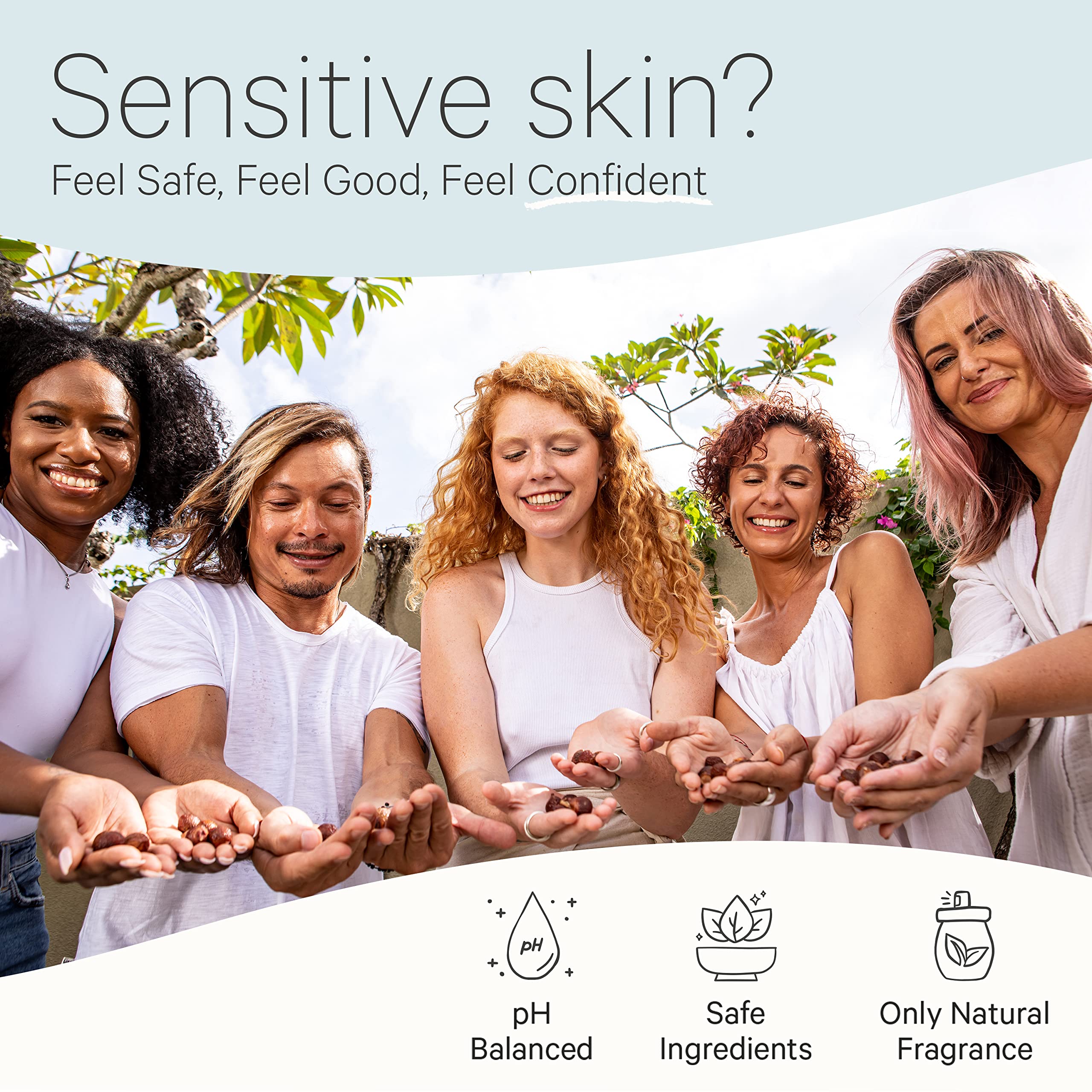 Tree to Tub Hydrating Face Moisturizer texture swatch shows light, non-greasy absorption