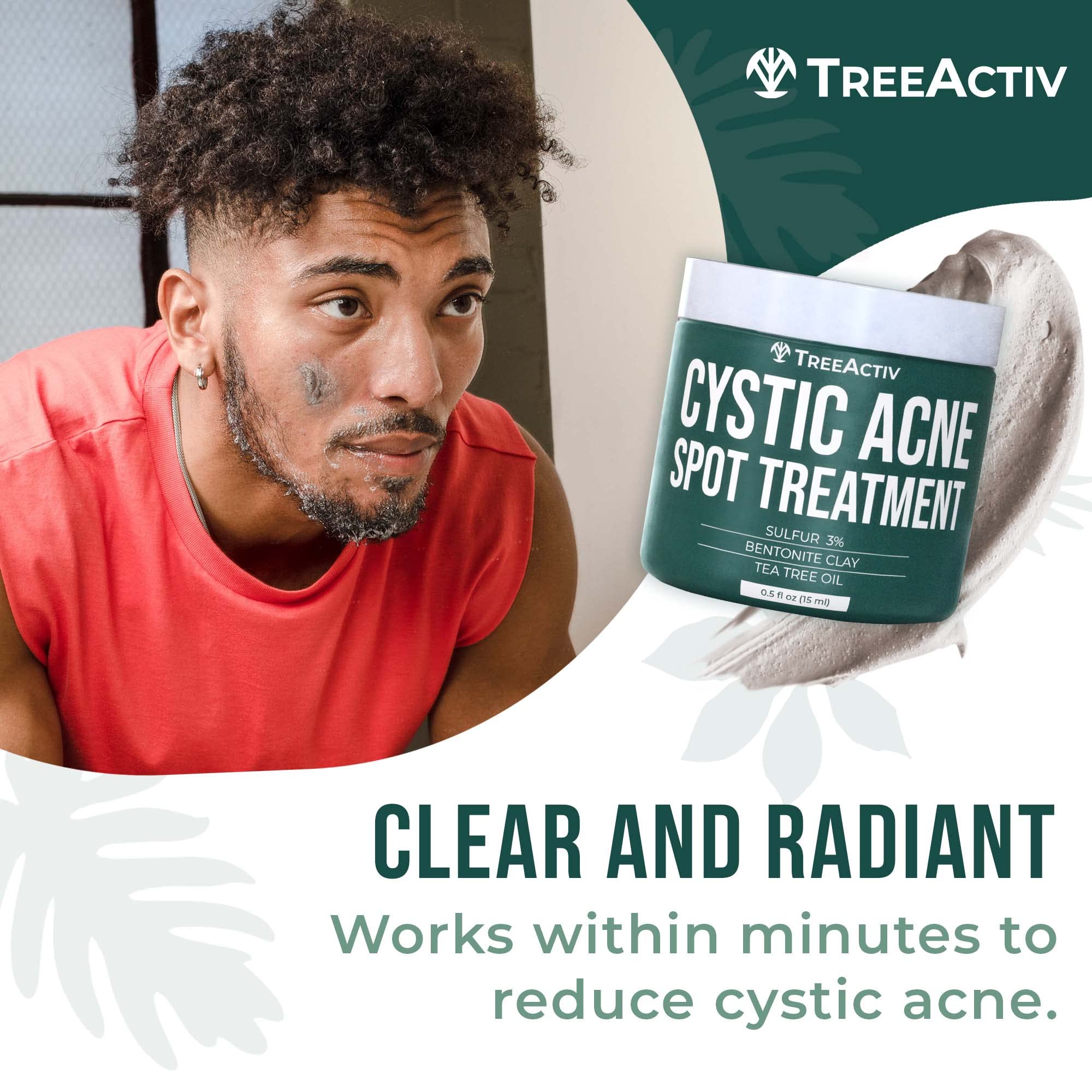 TreeActiv vegan cruelty-free formula supports ethical skincare choices.
