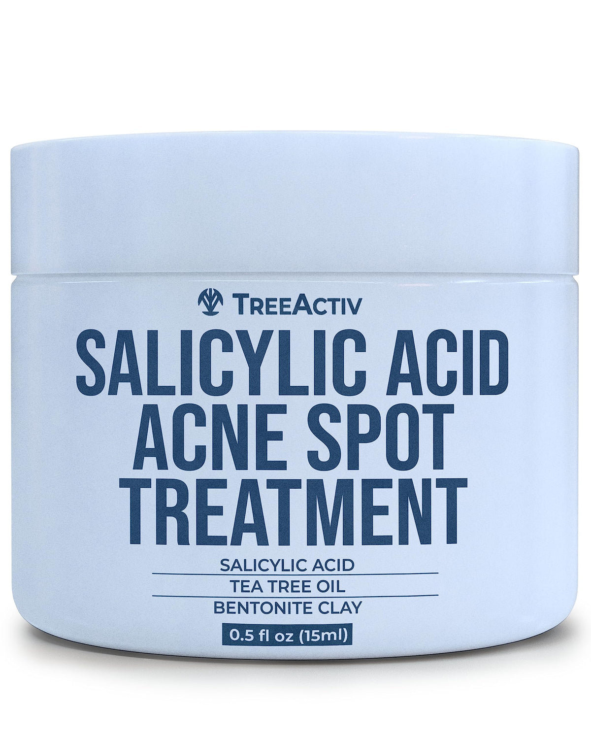 TreeActiv Invisible Acne Spot Cream bottle ready for quick, clear-drying spot treatment.