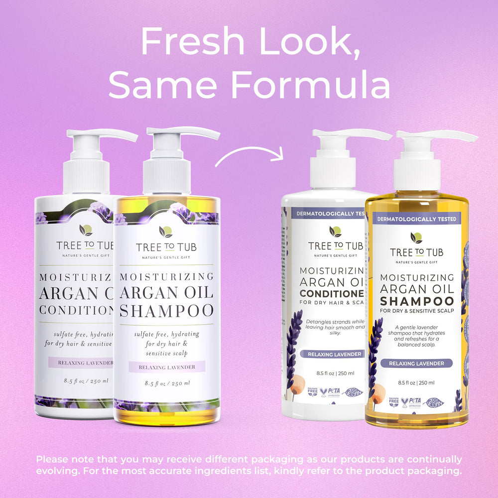 Tree to Tub Sulfate-free foam application demonstrates mild lather for sensitive scalps