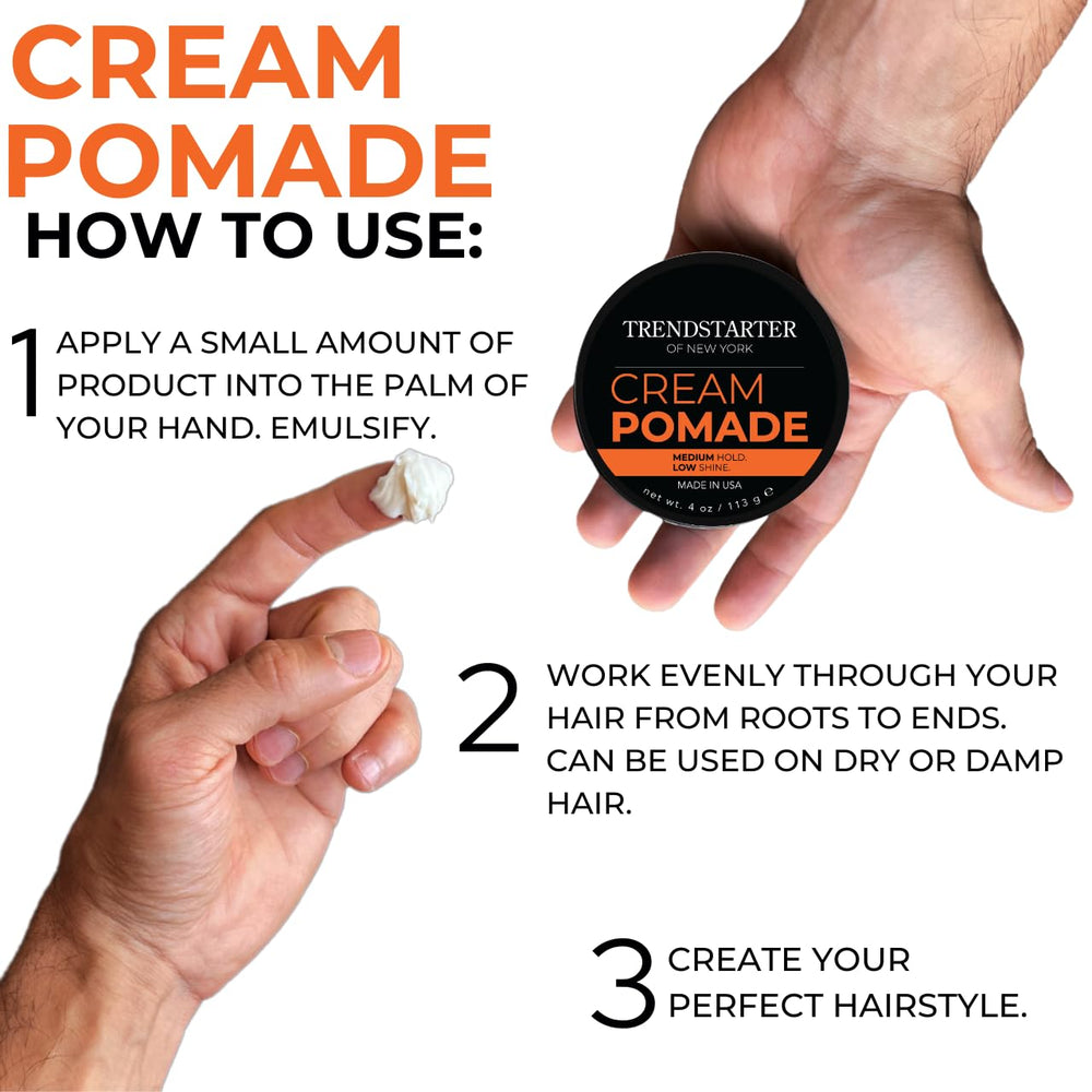 TRENDSTARTER Cream Pomade texture boosting definition and thickness