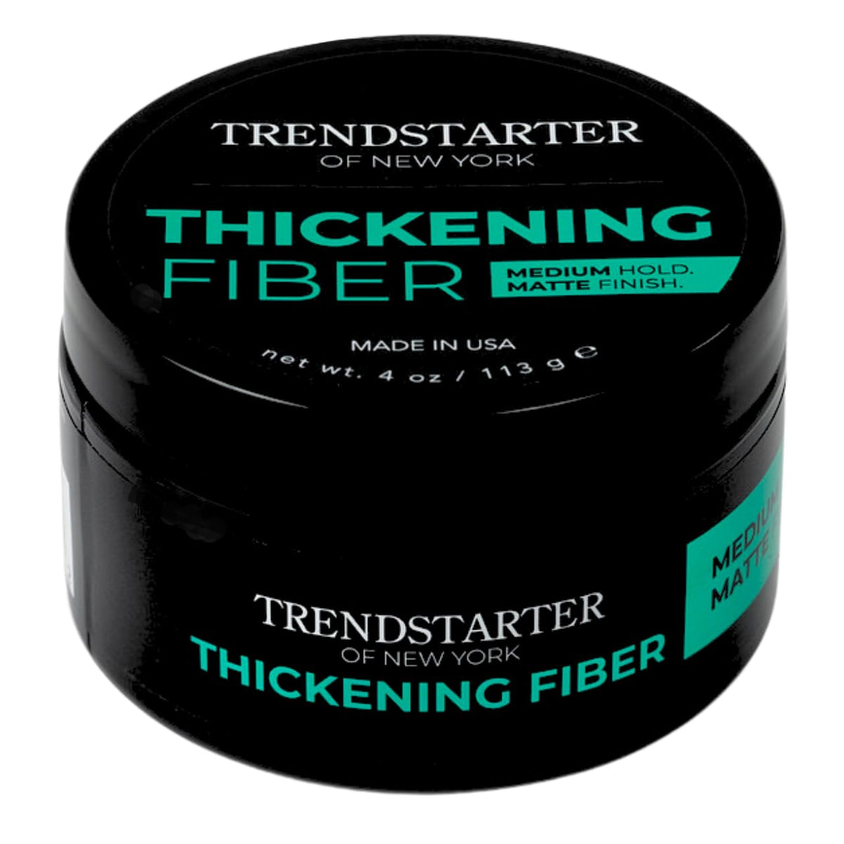 TRENDSTARTER Thickening Fiber packaging showcases premium USA-made formula for volume