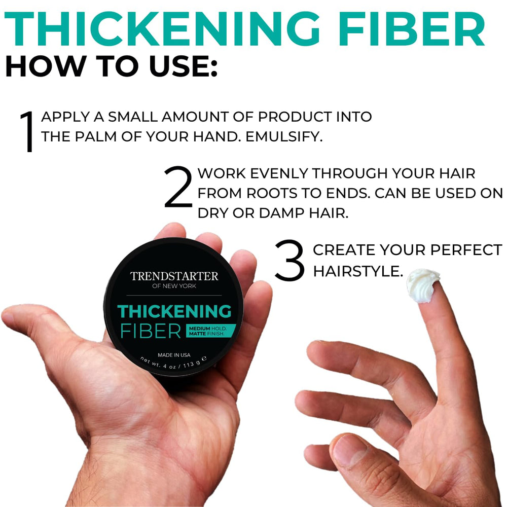 TRENDSTARTER Thickening Fiber USA-made bottle signals quality