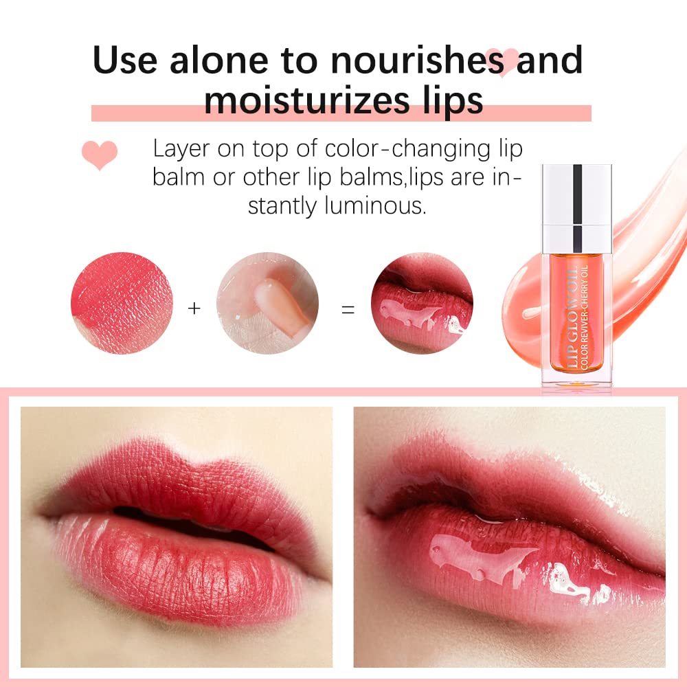 TrendyNow Rosewood Lip Glow Oil tube and wand for easy application.