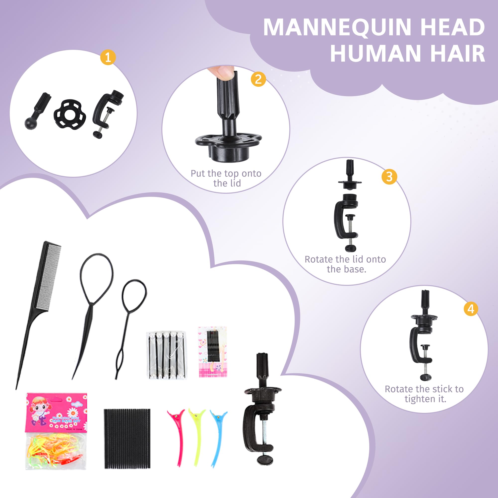 Treosida mannequin head gift idea packaging ready for learners