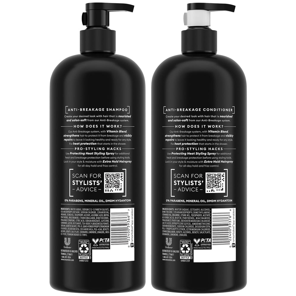 TRESemmé anti-breakage conditioner bottle-pour for frizz control and hydration