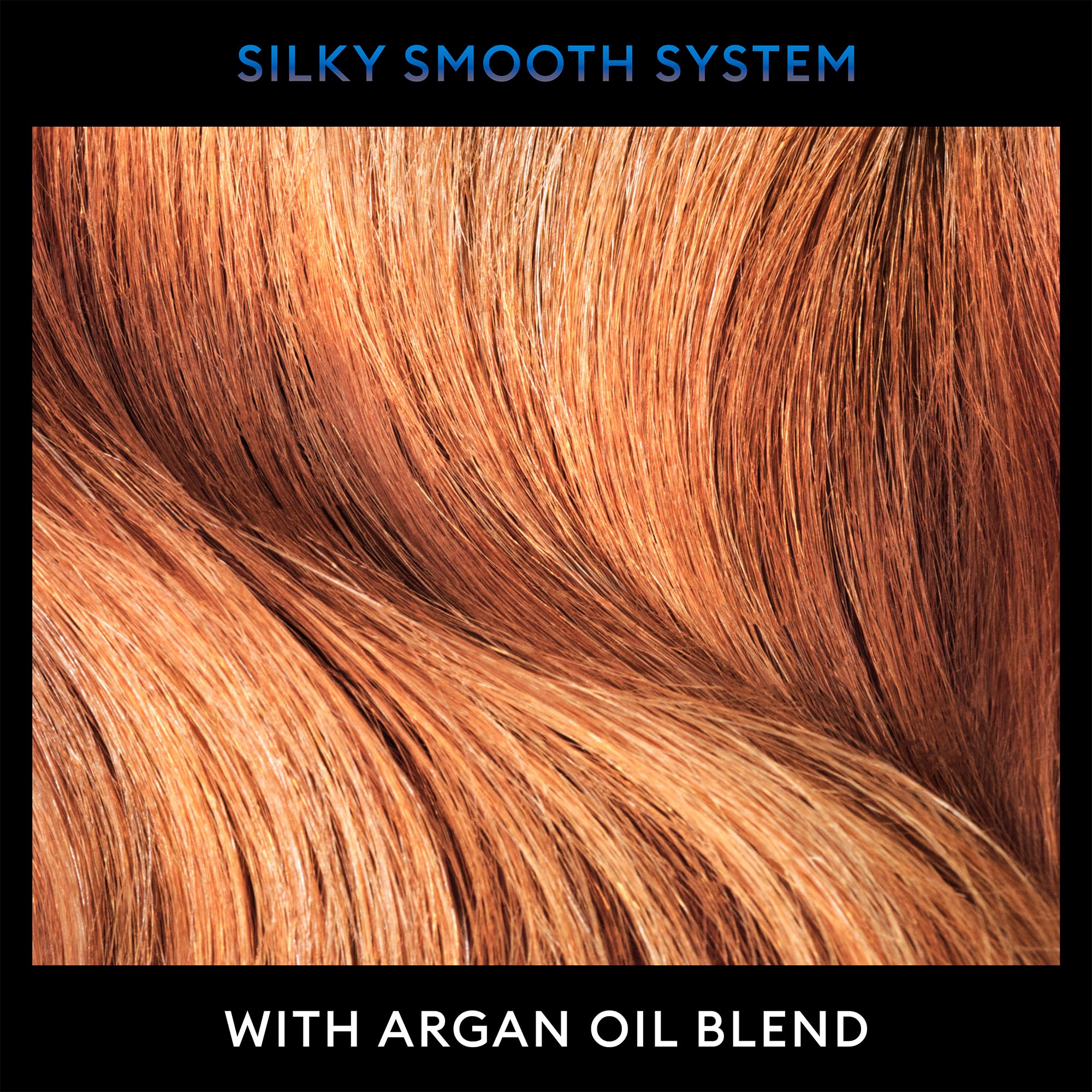 Argan oil droplets illustrating anti-frizz action in the trio.