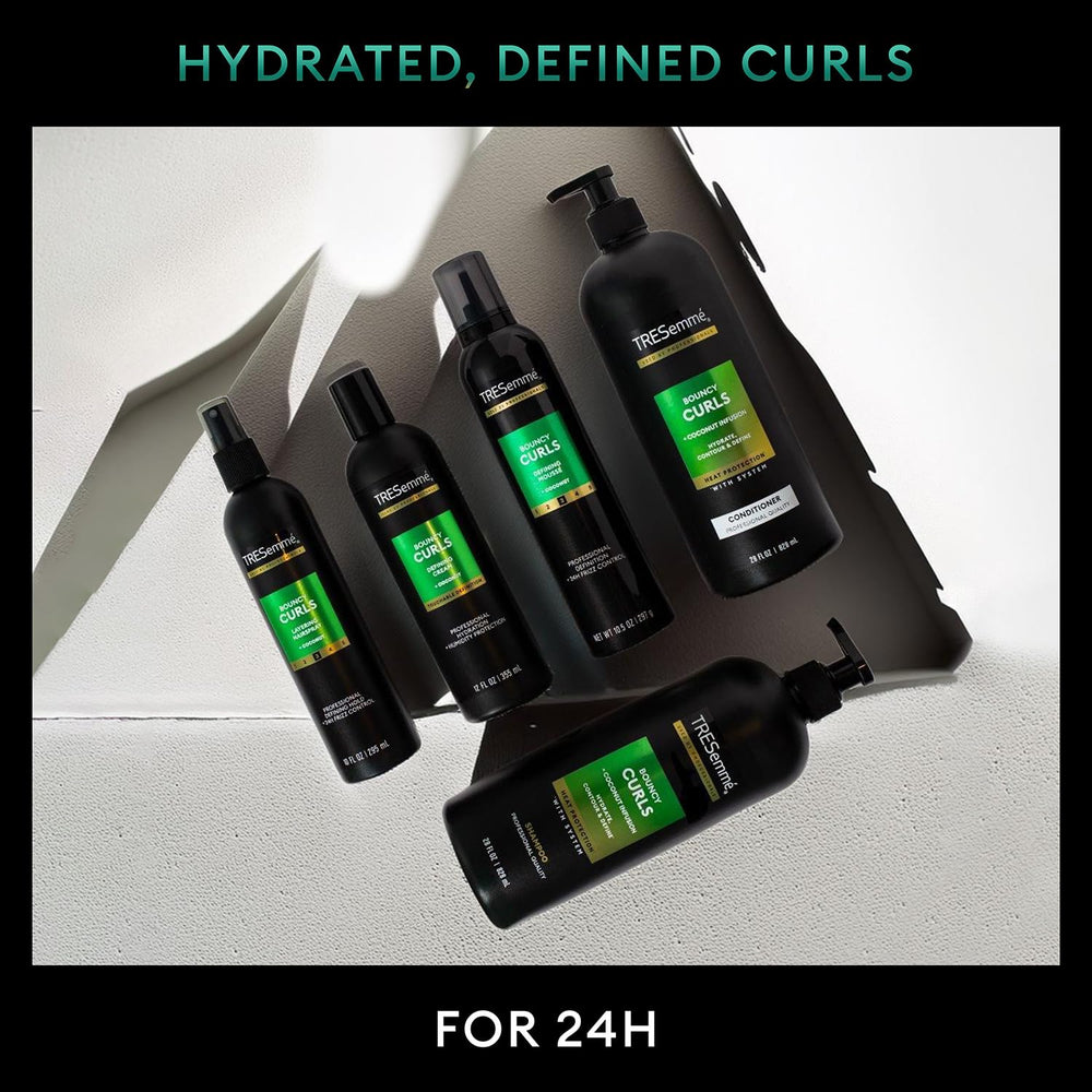 TRESemmé Bouncy Curls 28 oz duo on display for curl care.