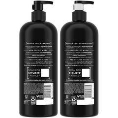 TRESemmé Bouncy Curls conditioner tube offering frizz control for defined curls.
