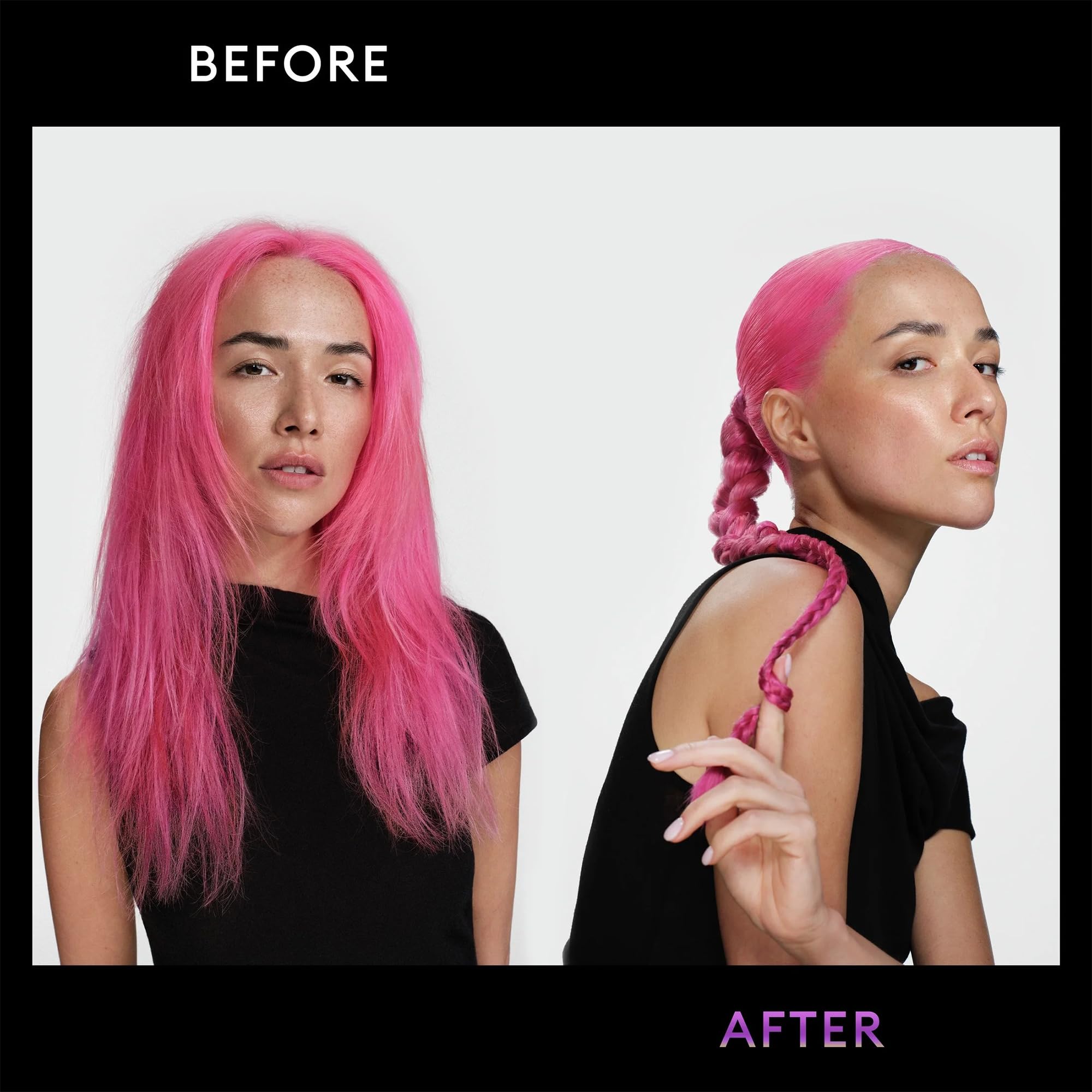 TRESemmé color-safe-label spotlights color-safe formula for treated hair.