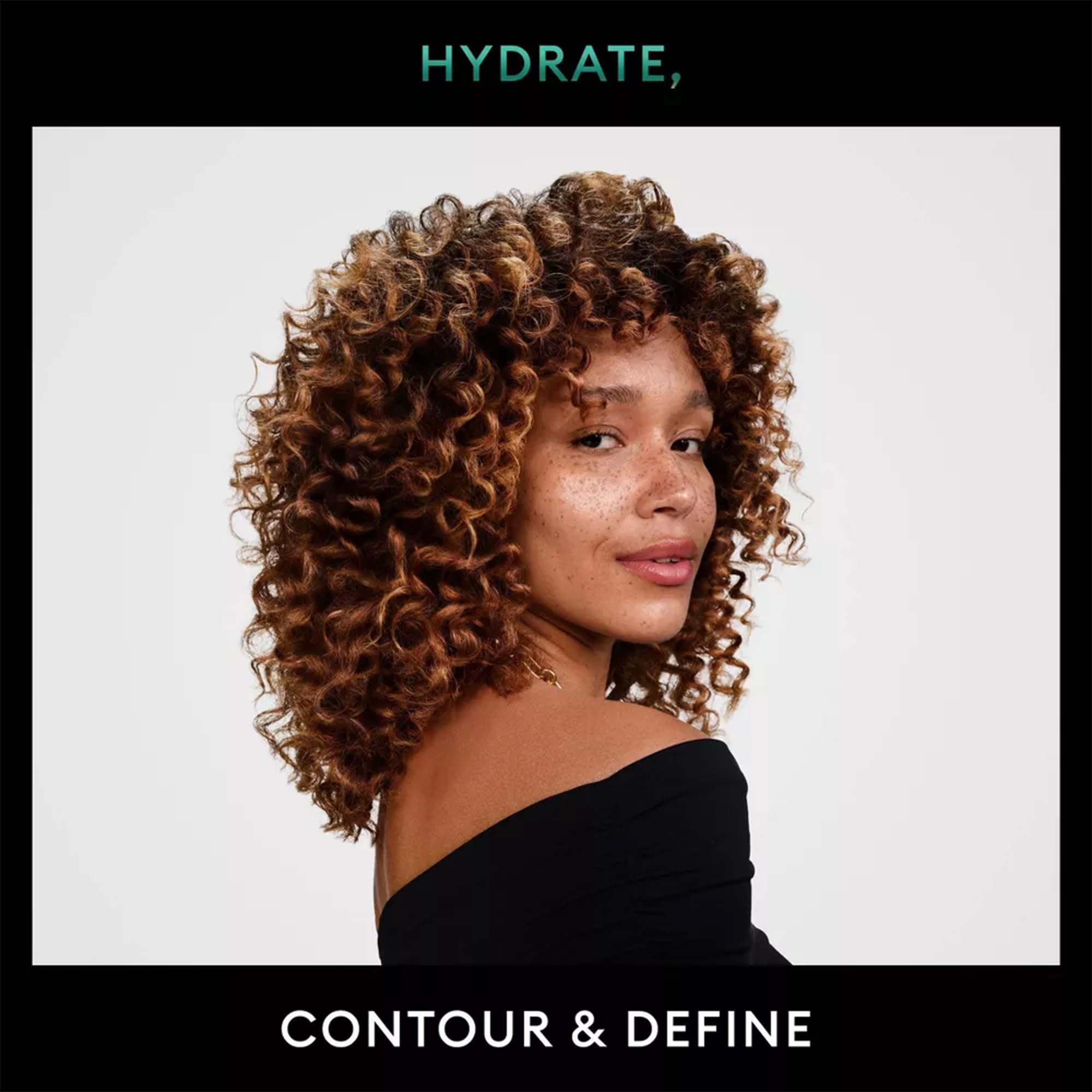 TRESemmé Defining Hair Mousse with coconut oil highlights hydration for curls.