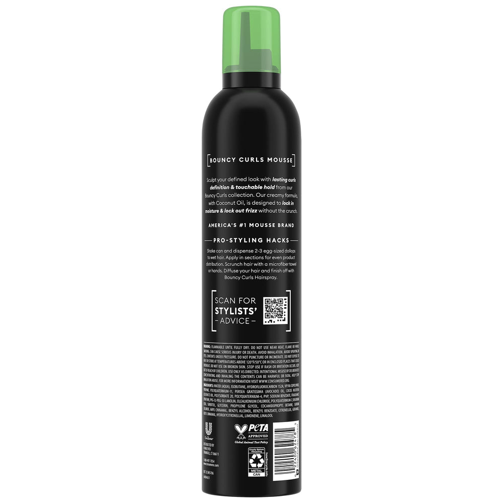 TRESemmé Defining Hair Mousse provides defined curls with hydration.