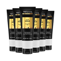 TRESemmé Extra Hold Gel bottle-dispense demonstrates strong all-day hold without crunch