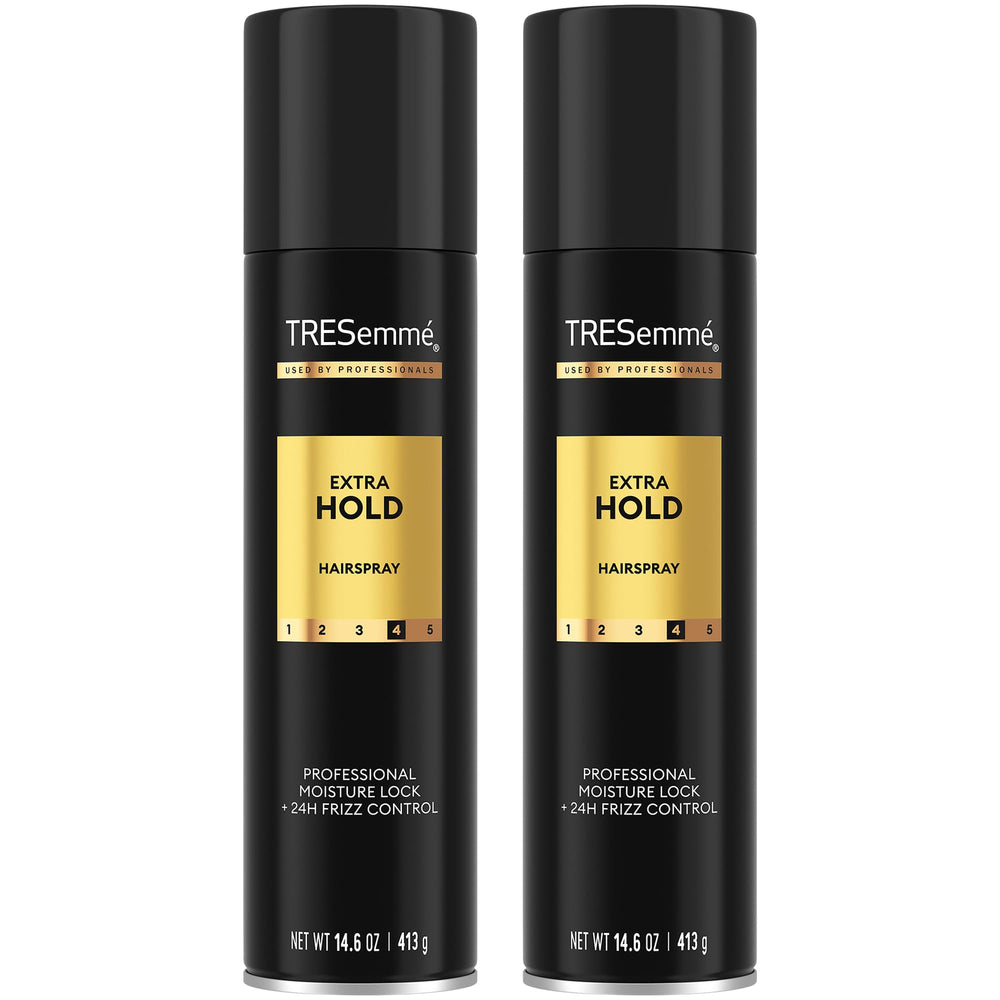 TRESemmé extra hold hairspray 14.6oz bottle — long-lasting hold through humidity