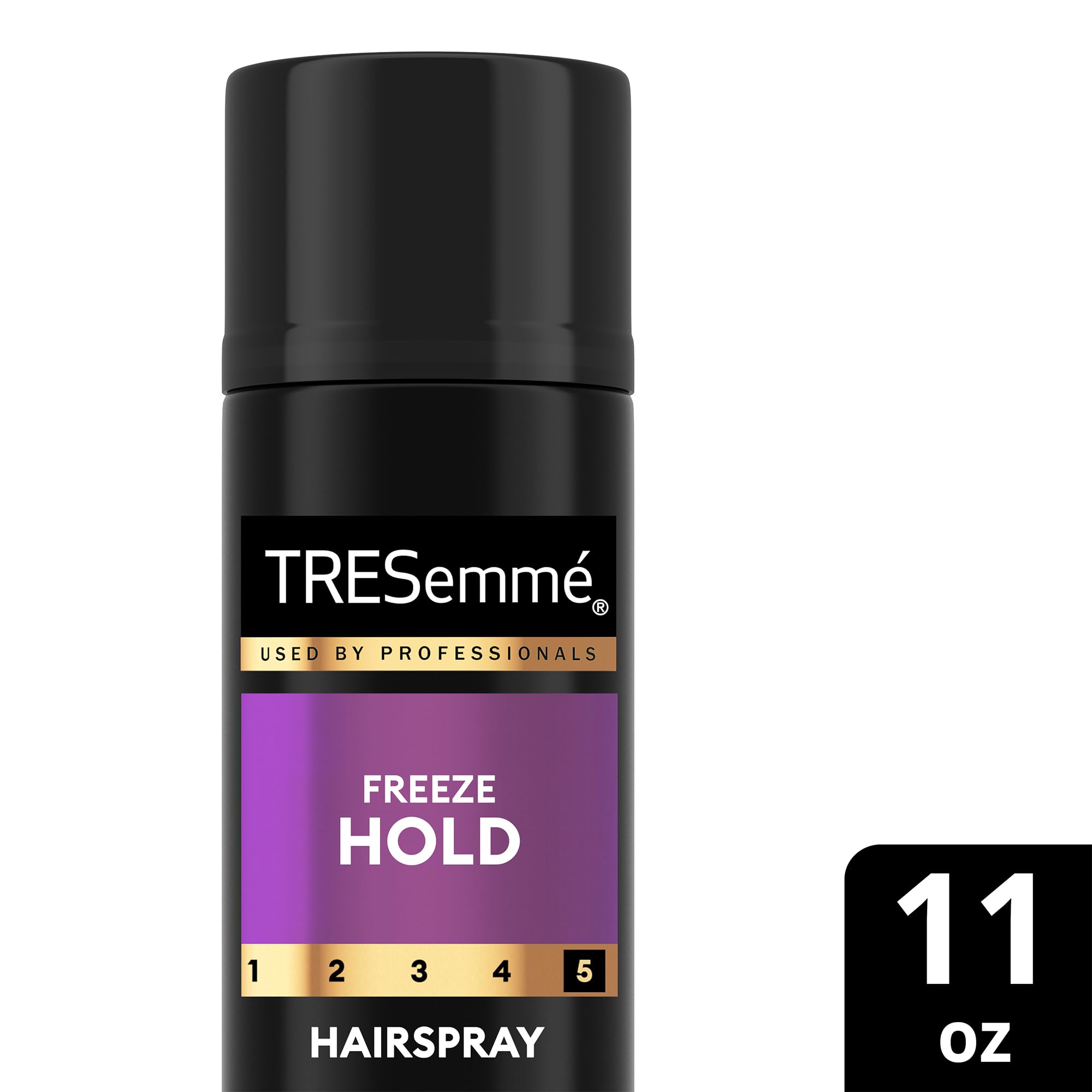 TRESemmé finished-style-model shows salon-quality control and long-lasting hold.