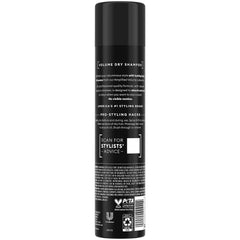 TRESemmé Fresh Start Dry Volumizing Shampoo pour creates lightweight cleanse with volumized roots.