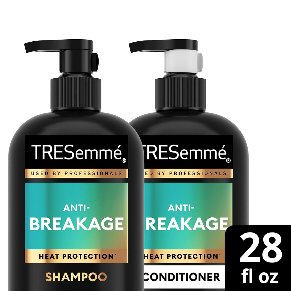 Final glossy hair look after wash with TRESemmé