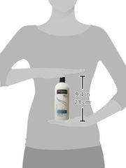 Tresemme haircare routine setup with bottle emphasizes salon-quality at home.