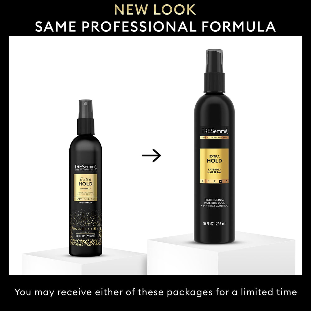 TRESemmé hairspray and mask set displayed together for complete styling routine