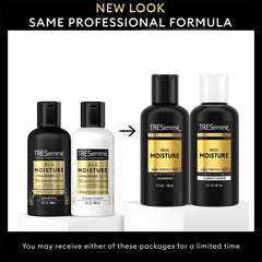 Tresemme hyaluronic acid moisture shampoo close-up highlighting deep hydration