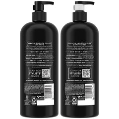 TRESemmé Keratin Smooth Color Conditioner bottle emphasizes frizz control and lasting color vibrancy