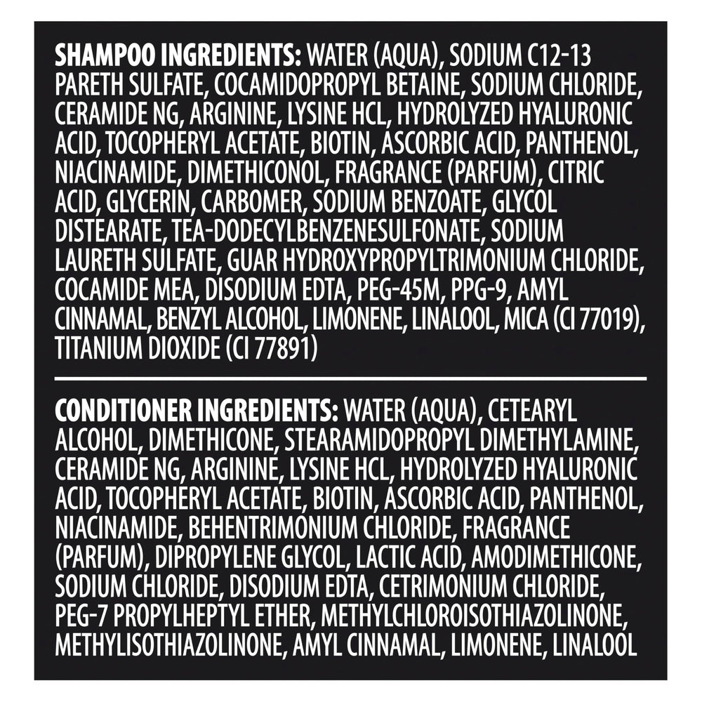 TRESemmé set on bathroom counter with styled hair showing salon-finish benefit