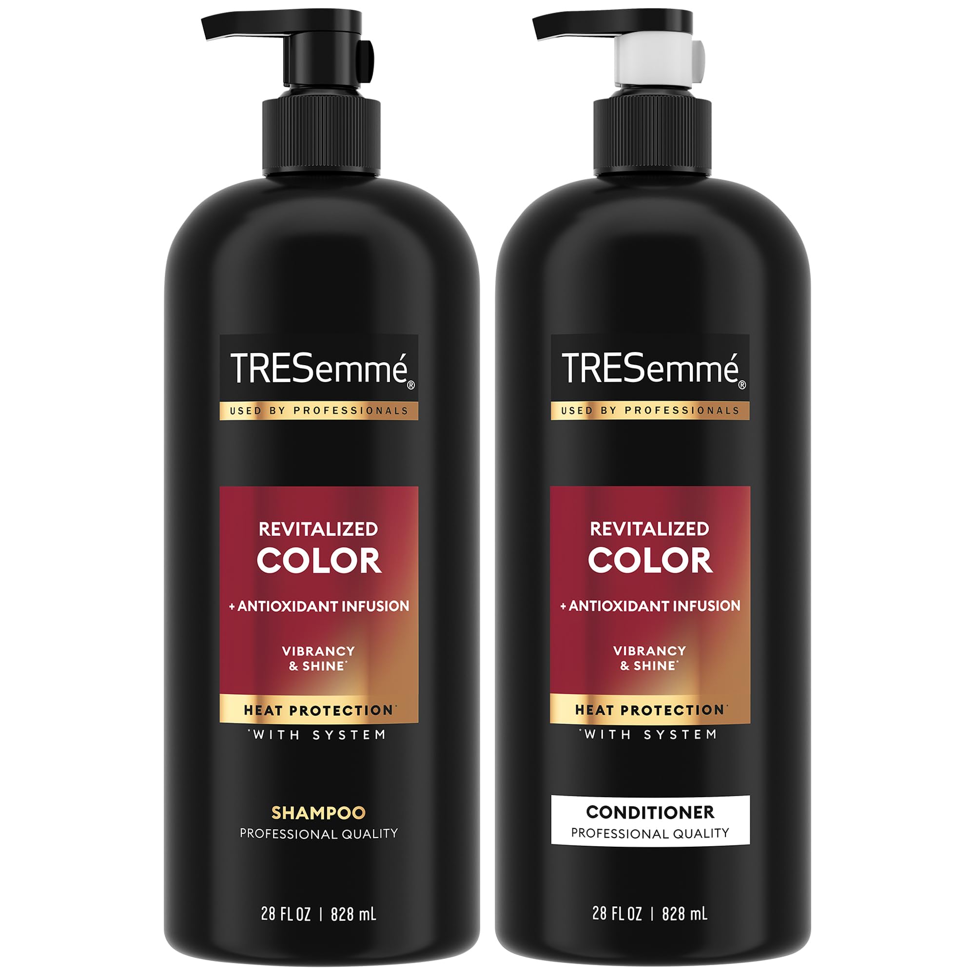 TRESemmé Revitalized Color shampoo front bottle for color protection.