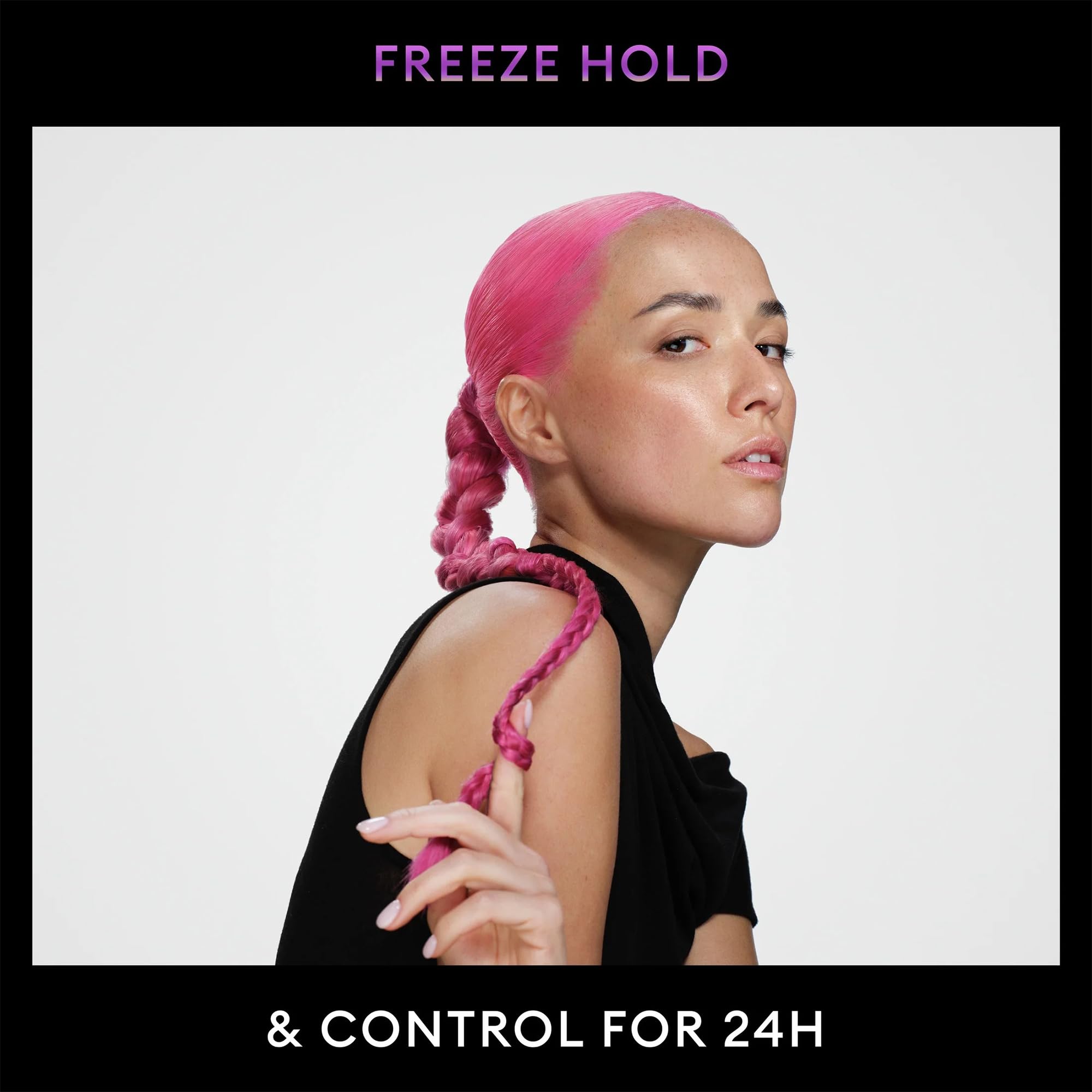 TRESemmé Sculpting Gel application demonstrates moisture-attracting vitamins for hydrated styling.