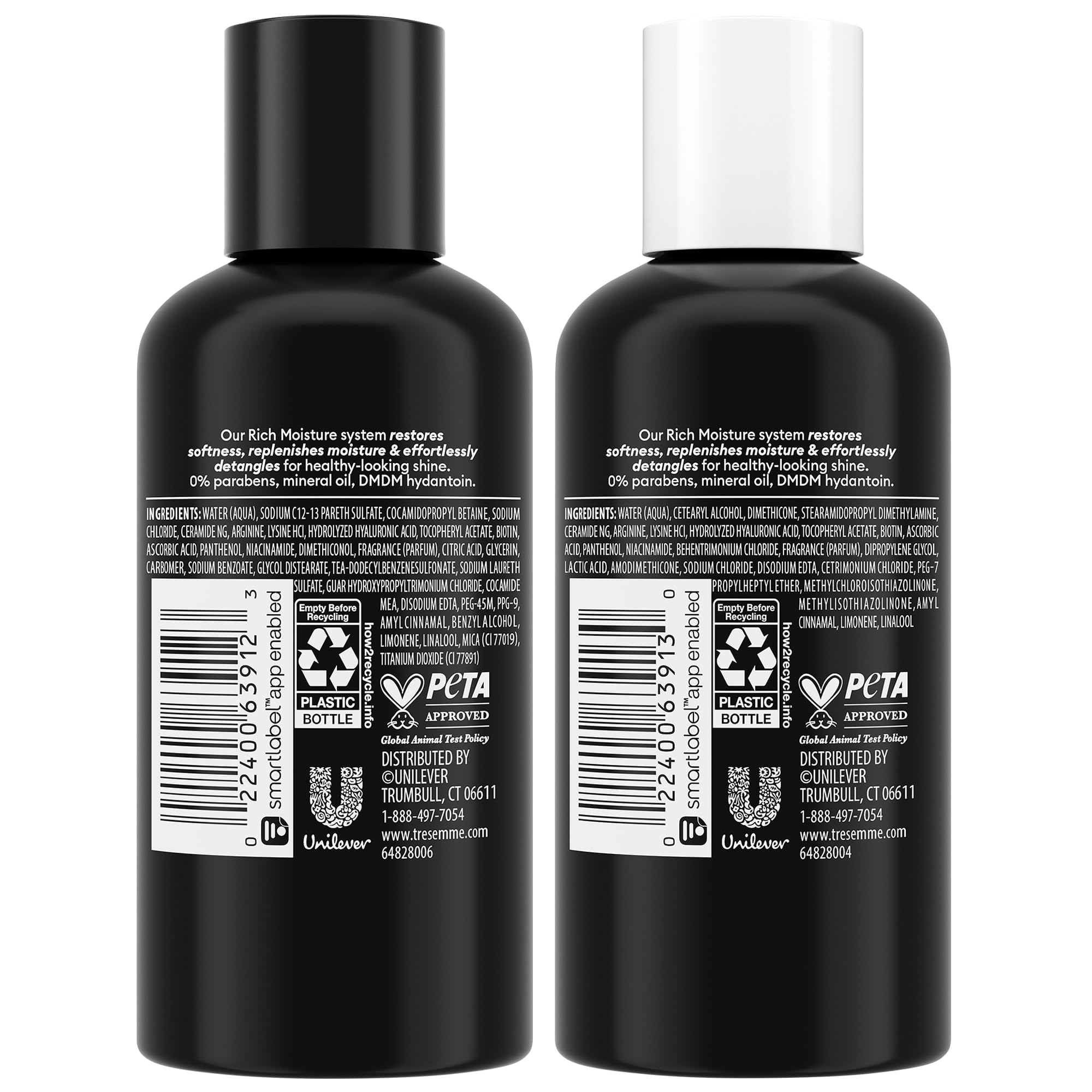 Tresemme Travel Essentials conditioner bottle delivers hydration for detangling