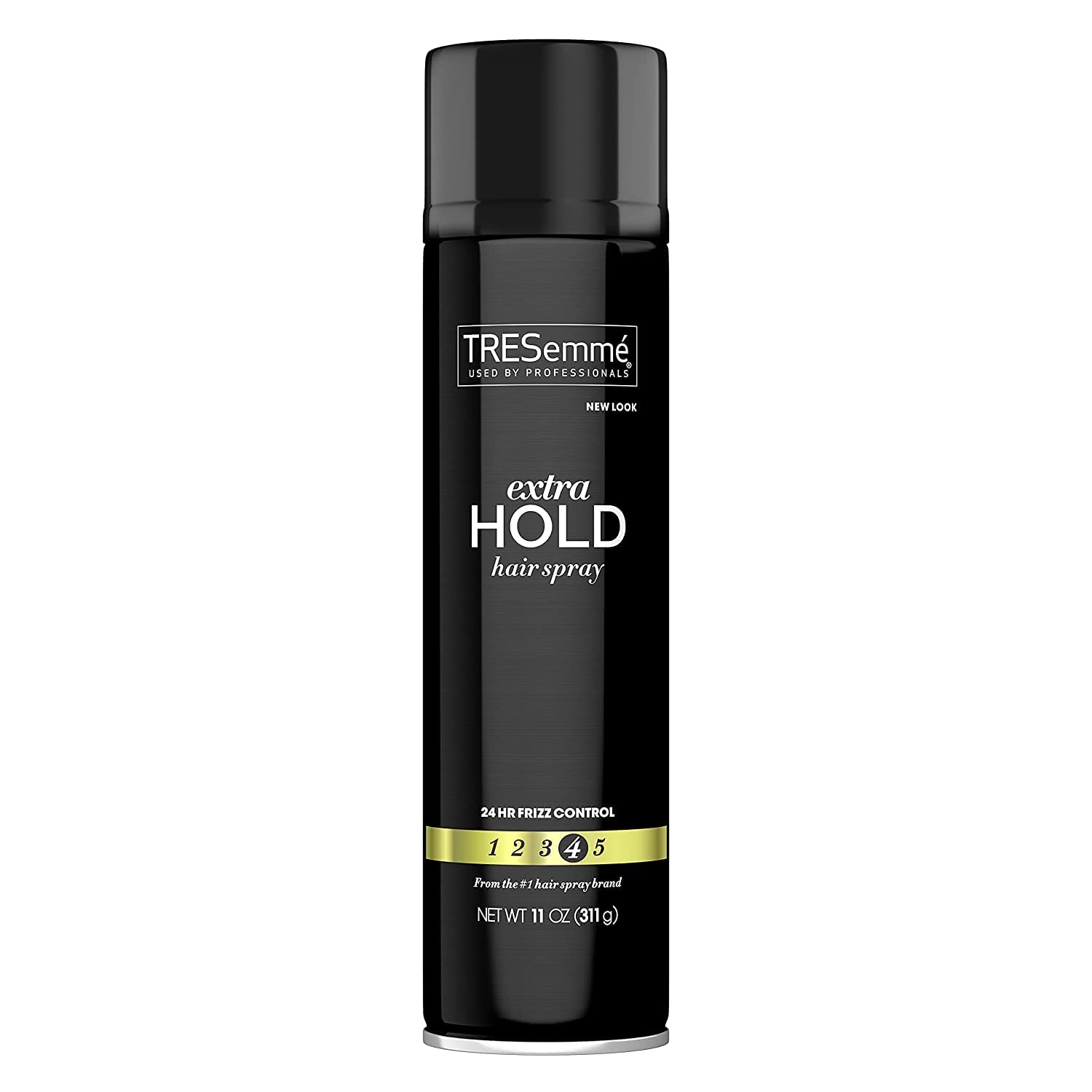 TRESemmé Tres Two Extra Hold Spray bottle shows 11 oz size with humidity defense for lasting styles.