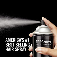 Two cans in a value pack from TRESemmé Tres Two Extra Hold Spray for gym bag and vanity.