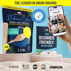 Tress Wellness at-home bikini waxing kit with 1.2lb wax for easy sessions
