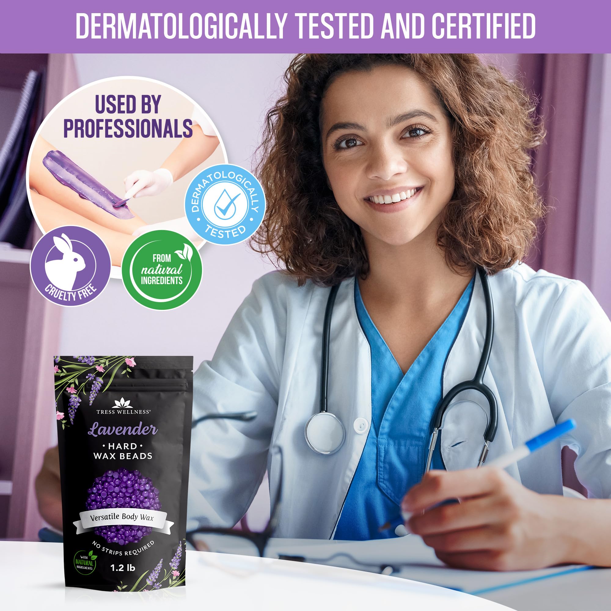 Tress Wellness bikini-brazilian-wax-setup supports precise results at home