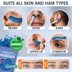 Tress Wellness Nose Wax Kit nose applicators ensure hygienic, precise wax placement
