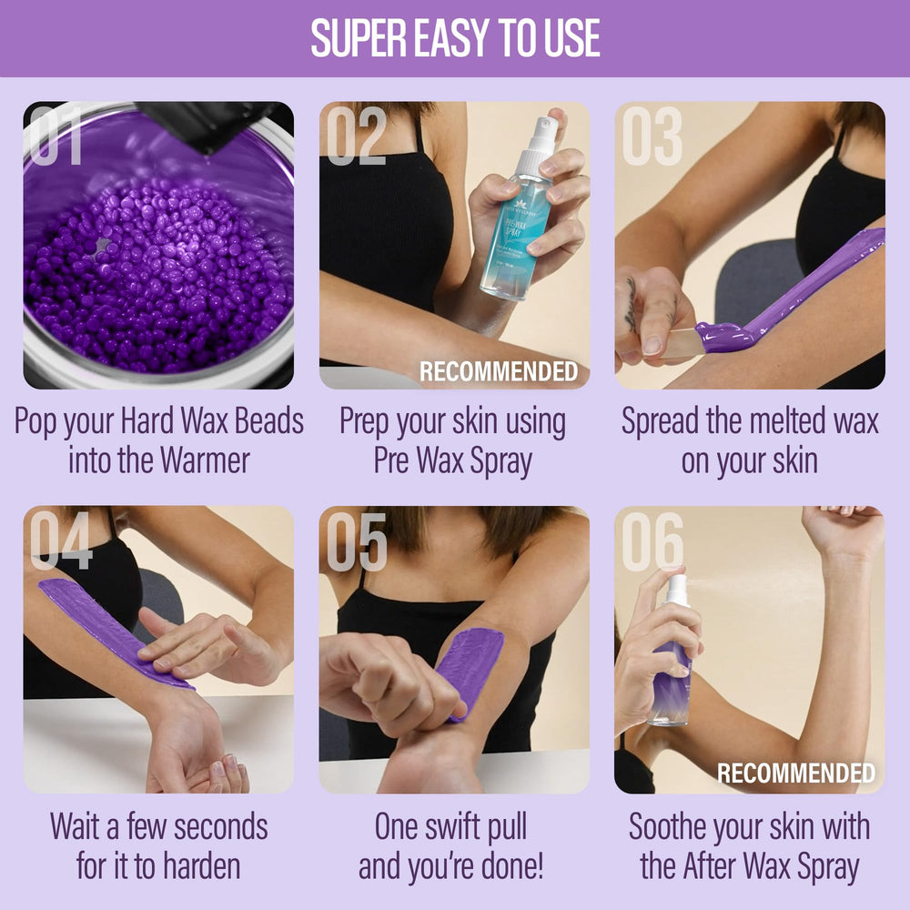 Tress Wellness lavender wax beads adjustable temperature for comfort