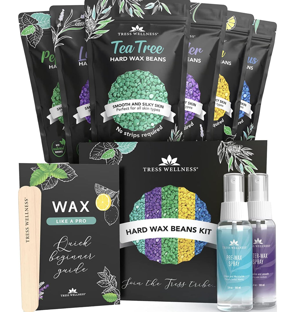 Tress Wellness wax beads variety 1.3lb for at-home waxing