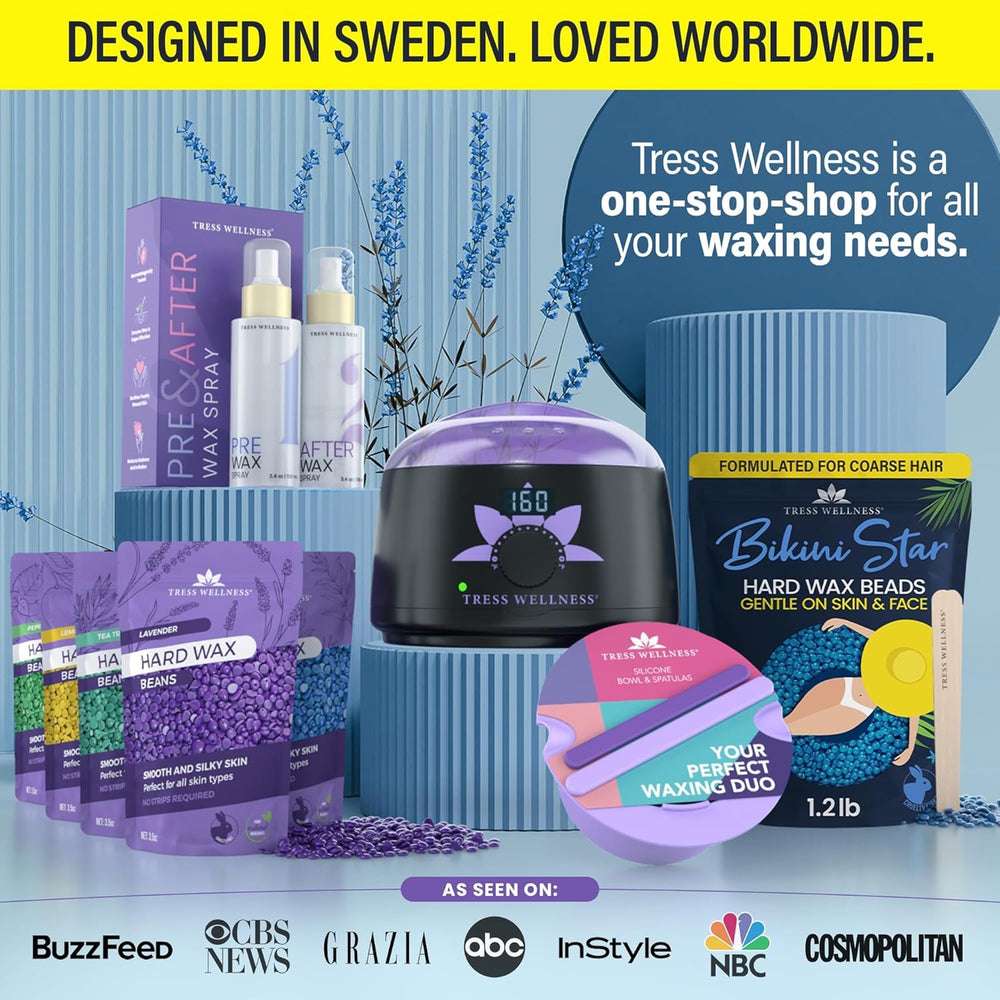 Tress Wellness waxing guide helps beginners and pros achieve smooth results