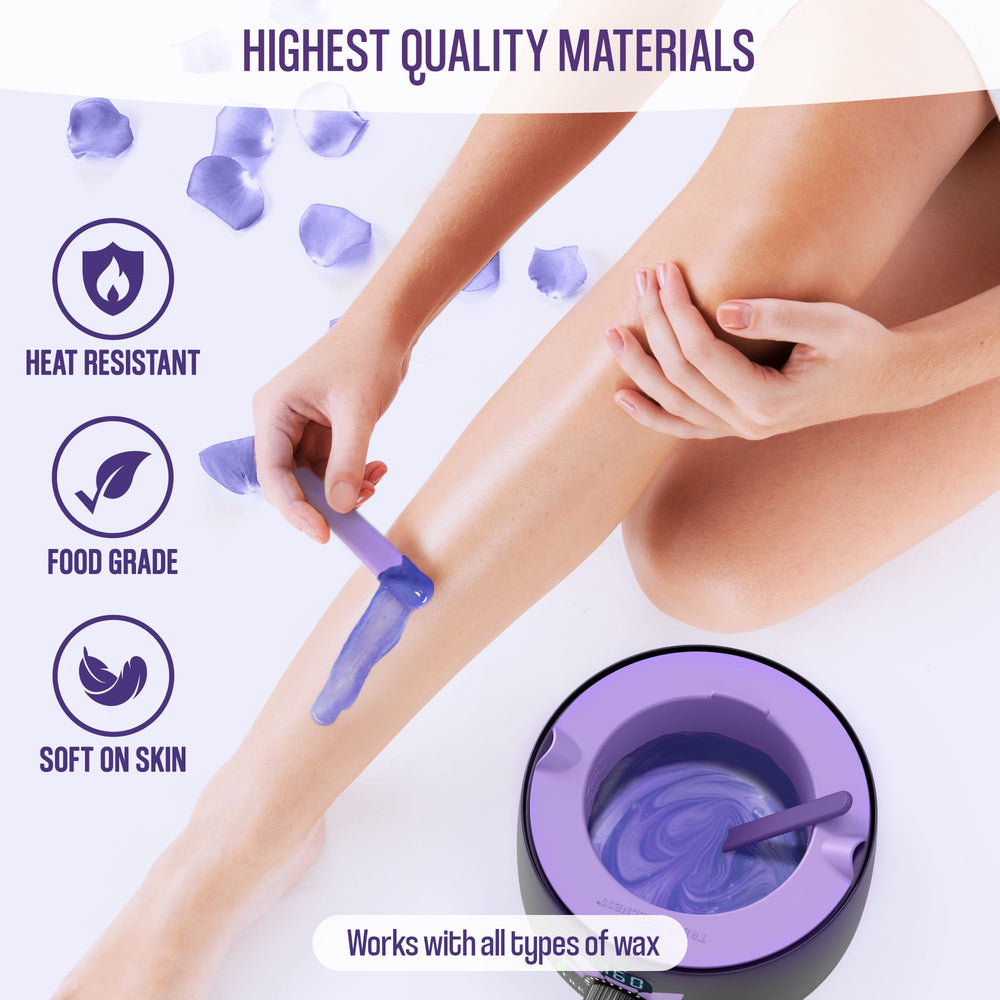Tress Wellness small silicone spatula for precise, mess-free waxing