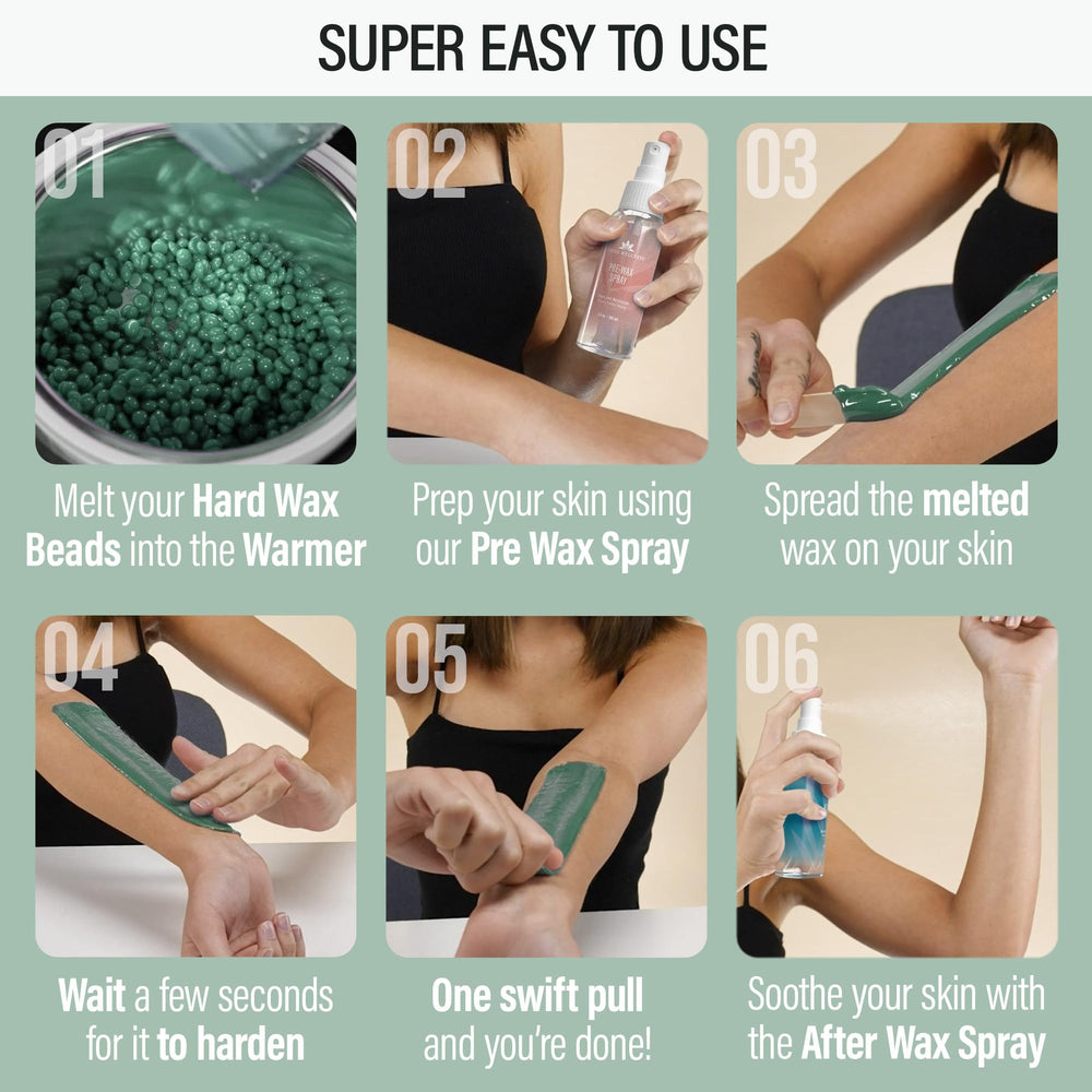 Tress Wellness pre-wax spray protects skin before hair removal