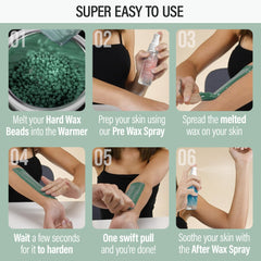 Tress Wellness pre-wax spray protects skin before hair removal