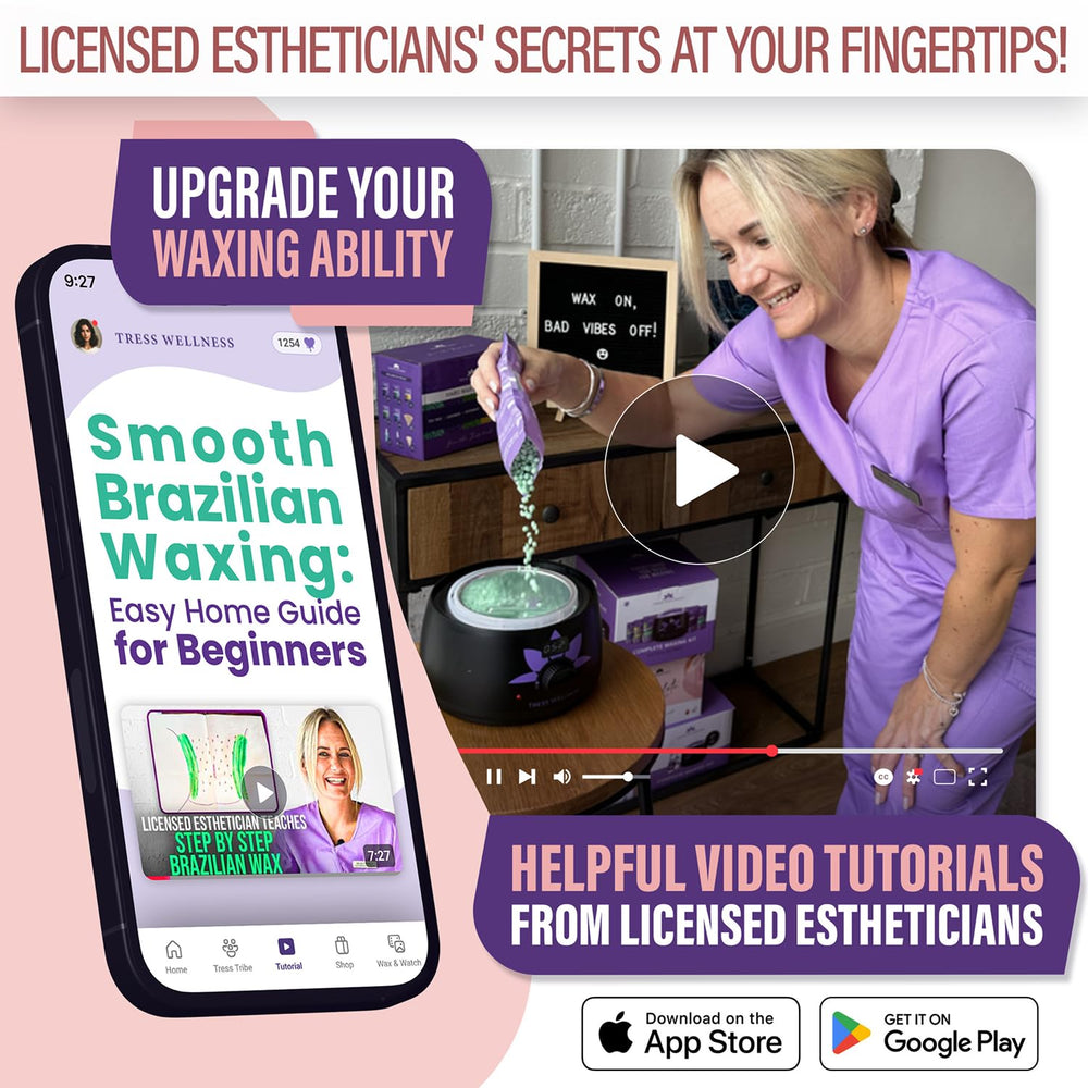 Tress Wellness Wax Like a Pro guide with beginner tutorials