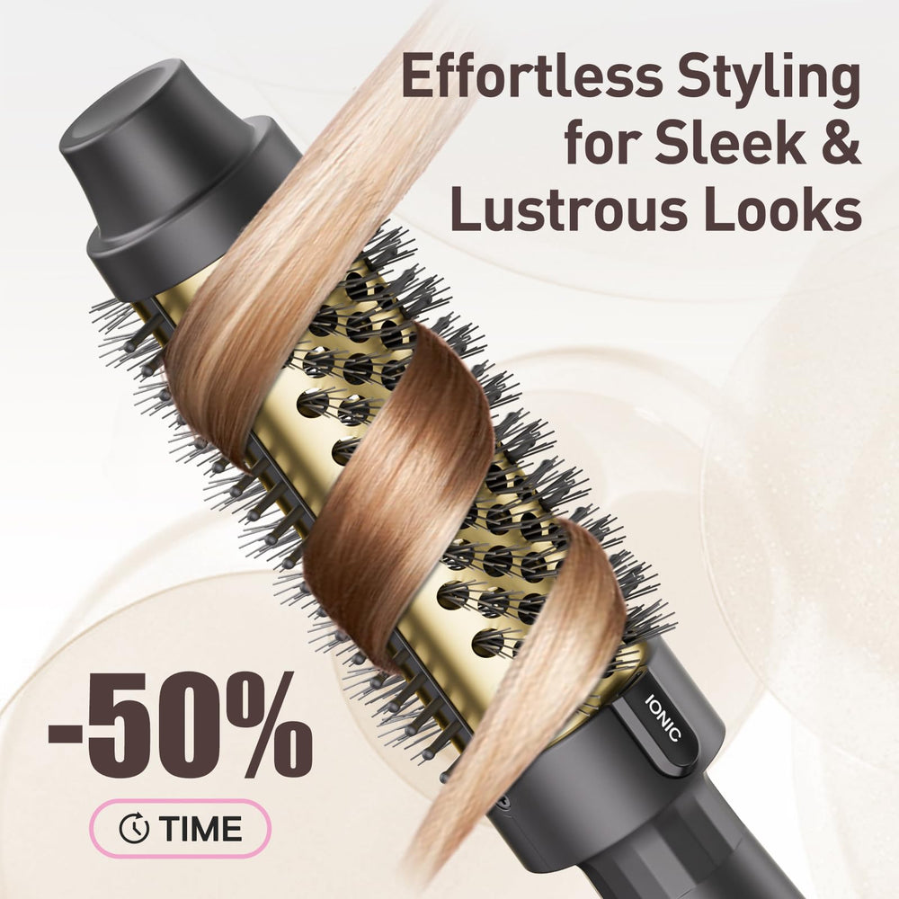 Tresses Touch Ceramic barrel provides even heat distribution for volume